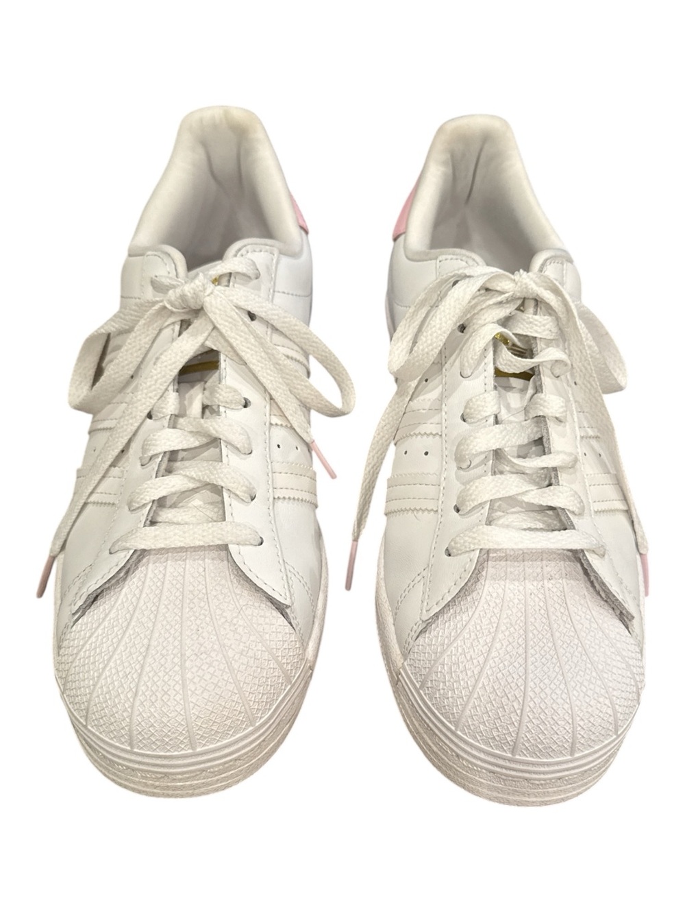 Adidas Superstar Egle Zvirblyte White Pink Art Sneakers NWOB Size 9 - Picture 12 of 14